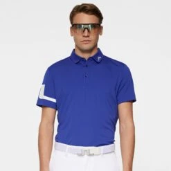 J.Lindeberg J Lindeberg Heath Mens Golf Polo Shirt Clematis Blue 10 J.Lindeberg J Lindeberg Heath Mens Golf Polo Shirt Clematis Blue -Teepeg Shop image451115624