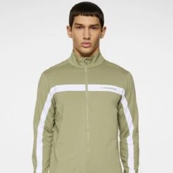J.Lindeberg J Lindeberg Jarvis Mens Golf Mid Layer Oil Green 10 J.Lindeberg J Lindeberg Jarvis Mens Golf Mid Layer Oil Green -Teepeg Shop image452281901