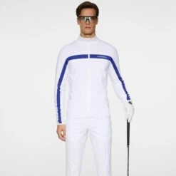 J.Lindeberg J Lindeberg Jarvis Mens Golf Mid Layer Clematis Blue -Teepeg Shop image452282061
