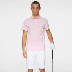 J.Lindeberg J Lindeberg Bridger Mens Golf Polo Shirt Nosegay 9 J.Lindeberg J Lindeberg Bridger Mens Golf Polo Shirt Nosegay -Teepeg Shop image452284165