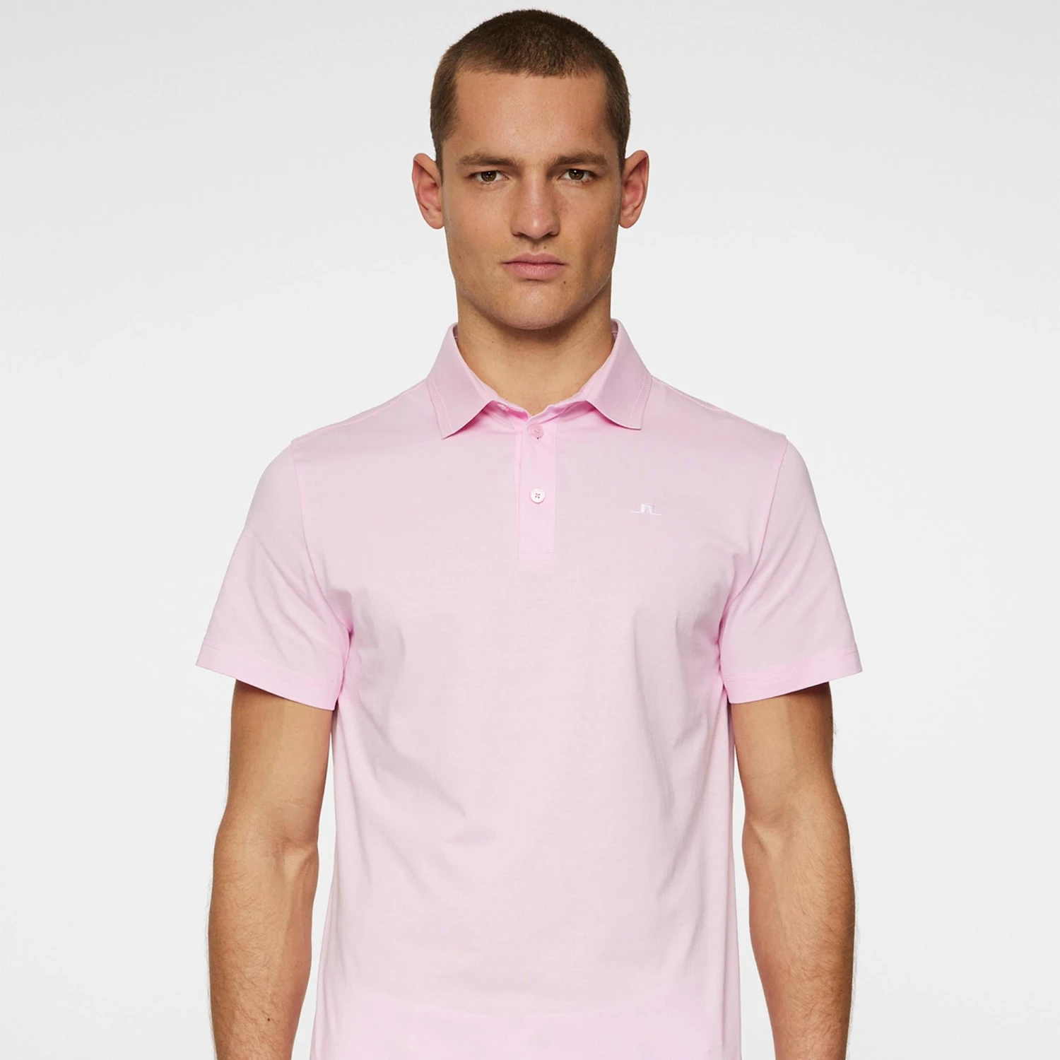 J.Lindeberg J Lindeberg Bridger Mens Golf Polo Shirt Nosegay 4 J.Lindeberg J Lindeberg Bridger Mens Golf Polo Shirt Nosegay - Image 4