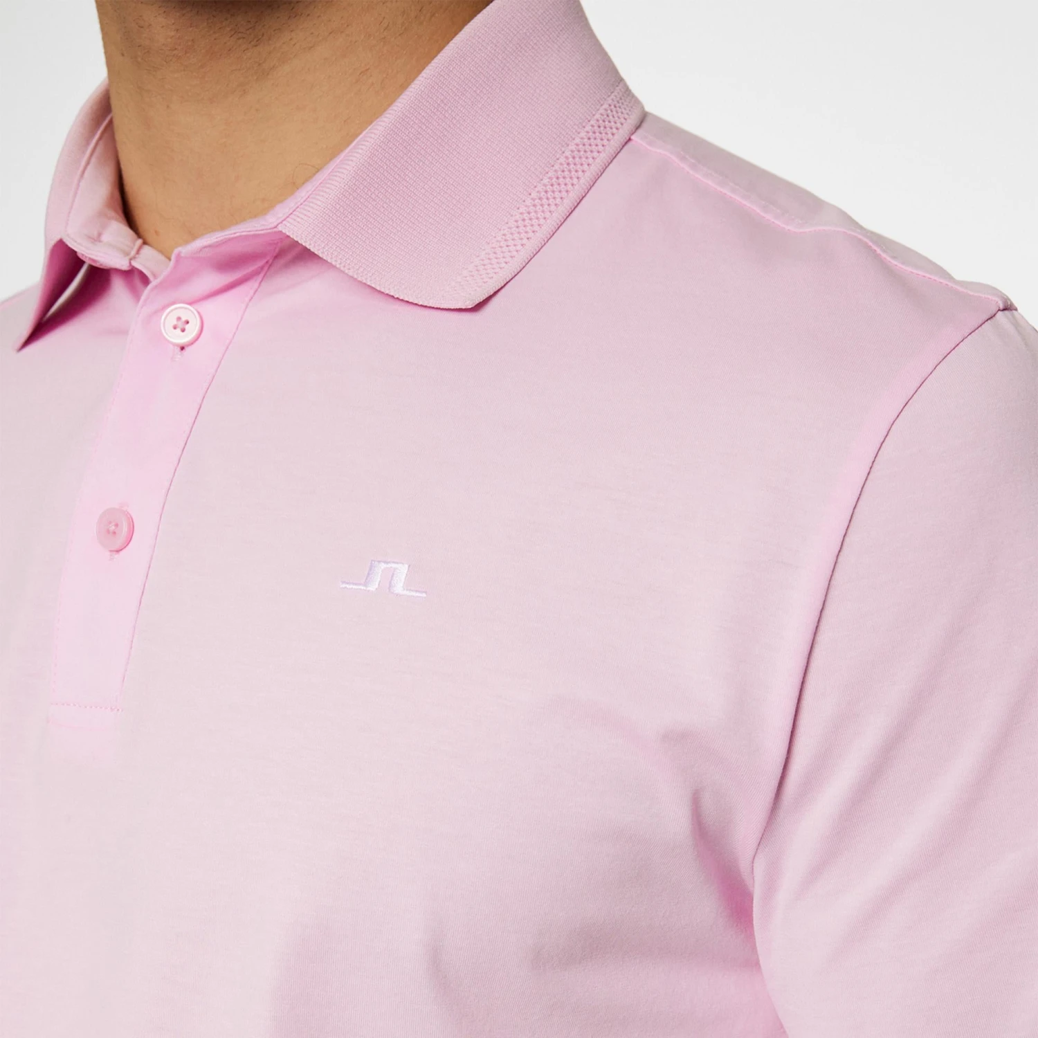 J.Lindeberg J Lindeberg Bridger Mens Golf Polo Shirt Nosegay 6 J.Lindeberg J Lindeberg Bridger Mens Golf Polo Shirt Nosegay - Image 6