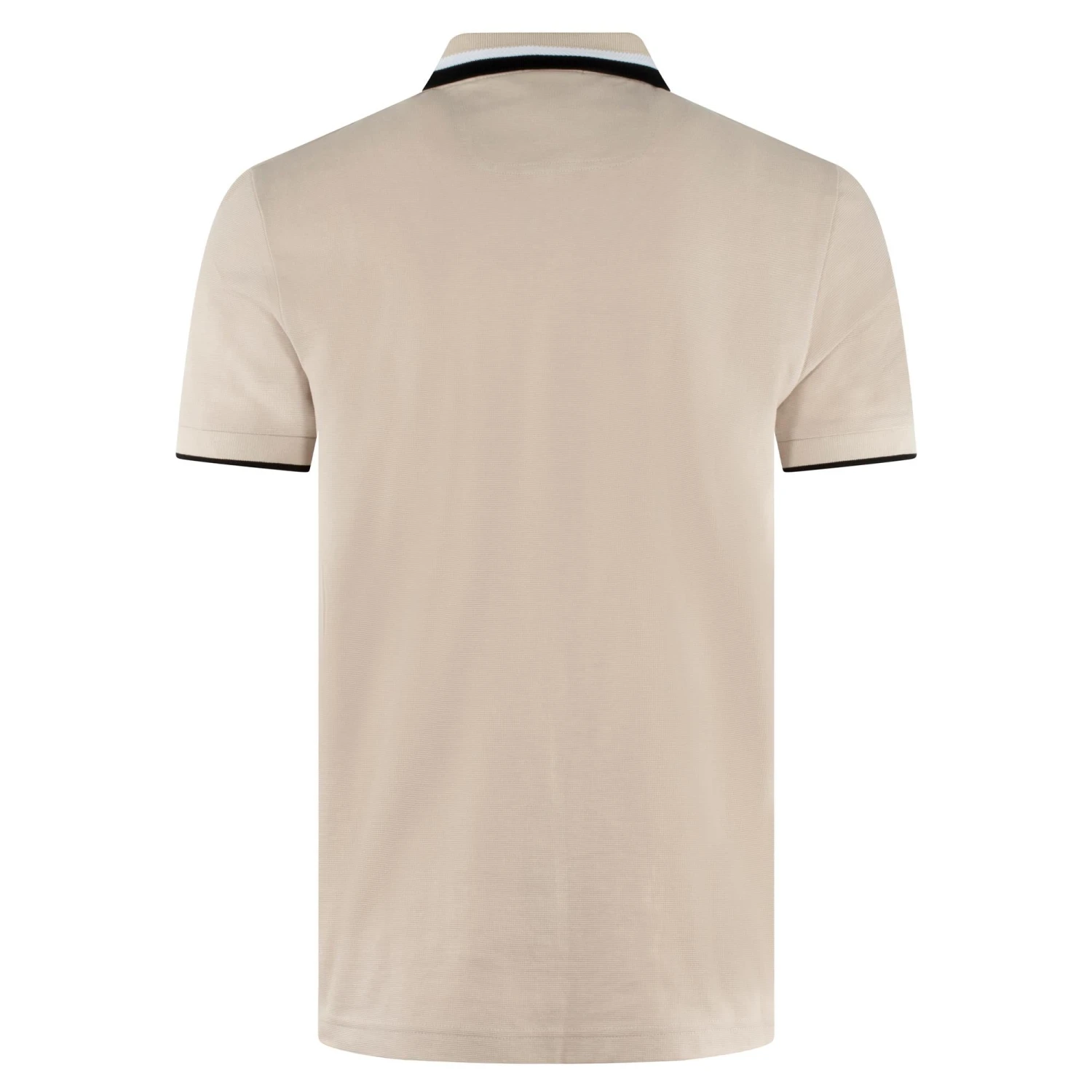 Boss Paddy AP Heritage Mens Polo Shirt Open Beige 2 Boss Paddy AP Heritage Mens Polo Shirt Open Beige - Image 2
