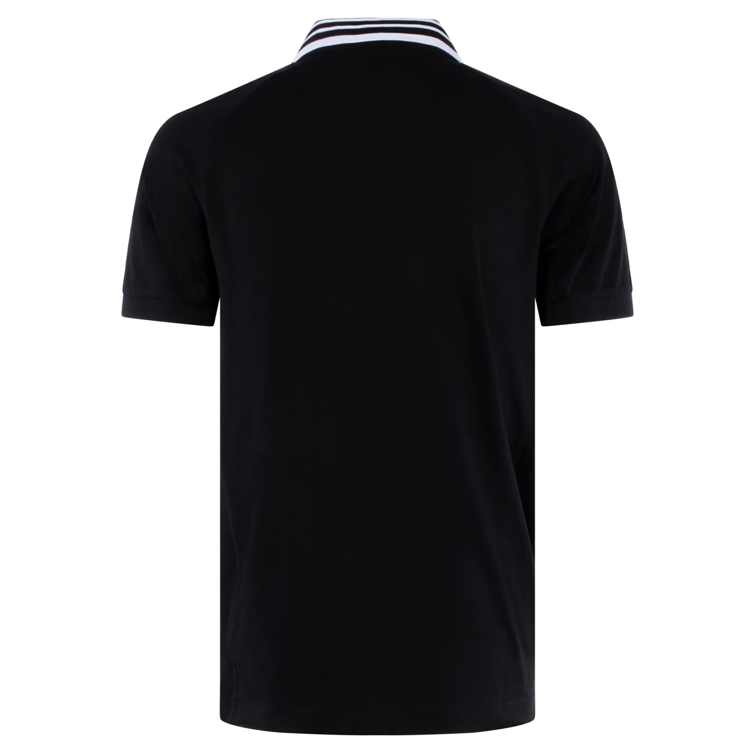 Boss Paddy Rib Mens Polo Shirt Black 2 Boss Paddy Rib Mens Polo Shirt Black - Image 2